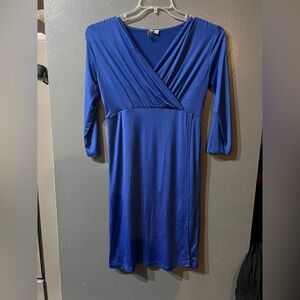 ASOS blue silky dress